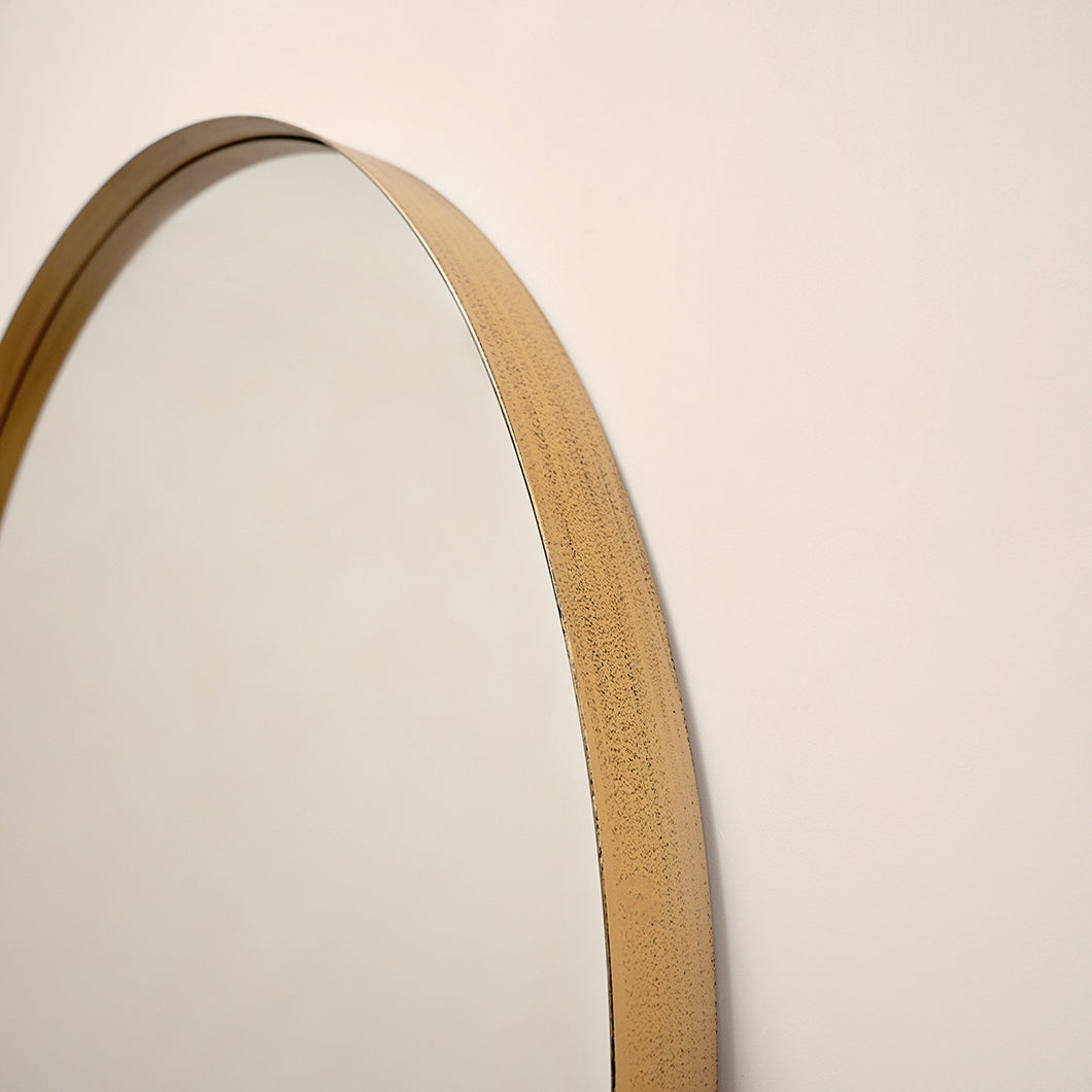 Arcus - Miroir Métallique Extra Large Arqué Pleine Longueur Or 200cm x 90cm