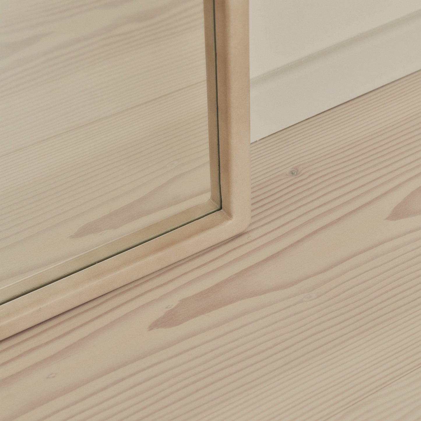 Arden - Miroir en bois arche plein longueur 160cm x 60cm Concrete