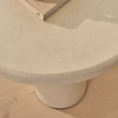 Savanna - Grande Table Basse en Bois Irregulière et Béton