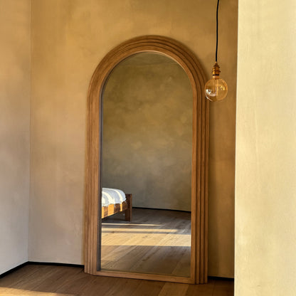 Luciana - Miroir en bois lavé arche pleine longueur 200cm x 100cm