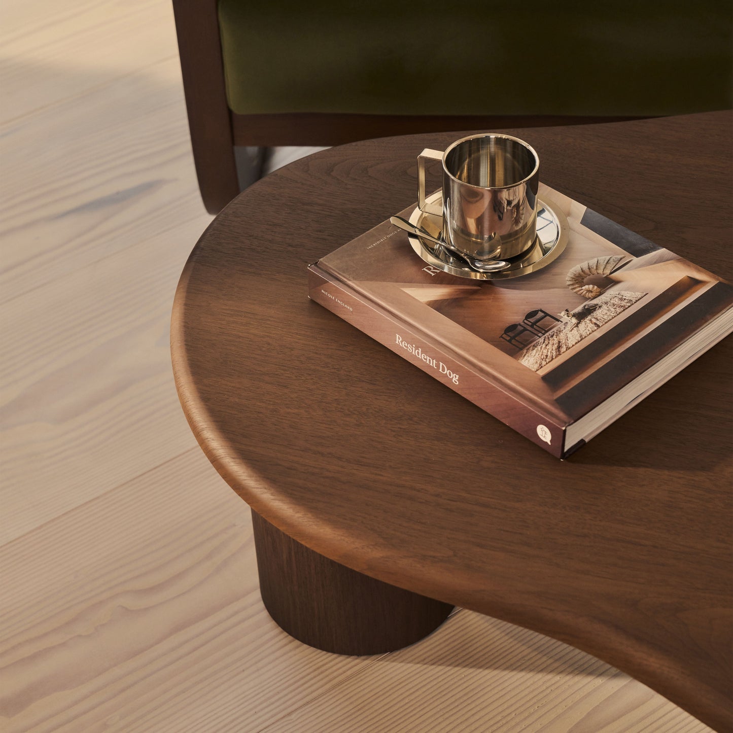 Savanna - Table basse en bois irrégulier foncé