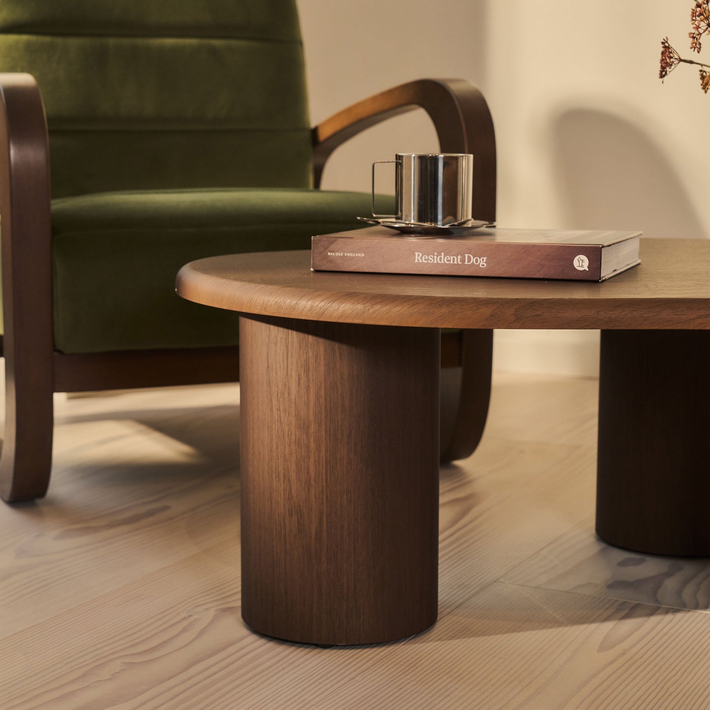 Savanna - Table basse en bois irrégulier foncé