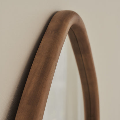 Aaliyah - Miroir irrégulier en bois chaud pleine longueur 180cm x 80cm