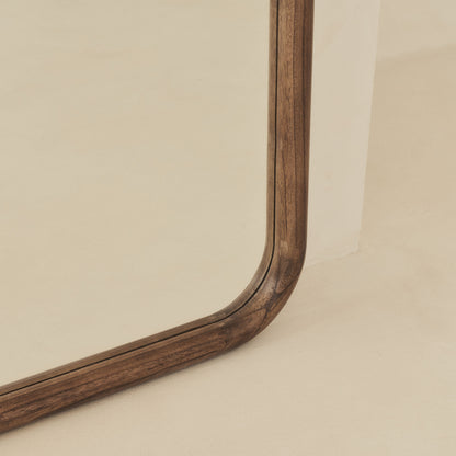 Amora - Miroir en bois chaud grand format plein pied arche 180cm x 90cm