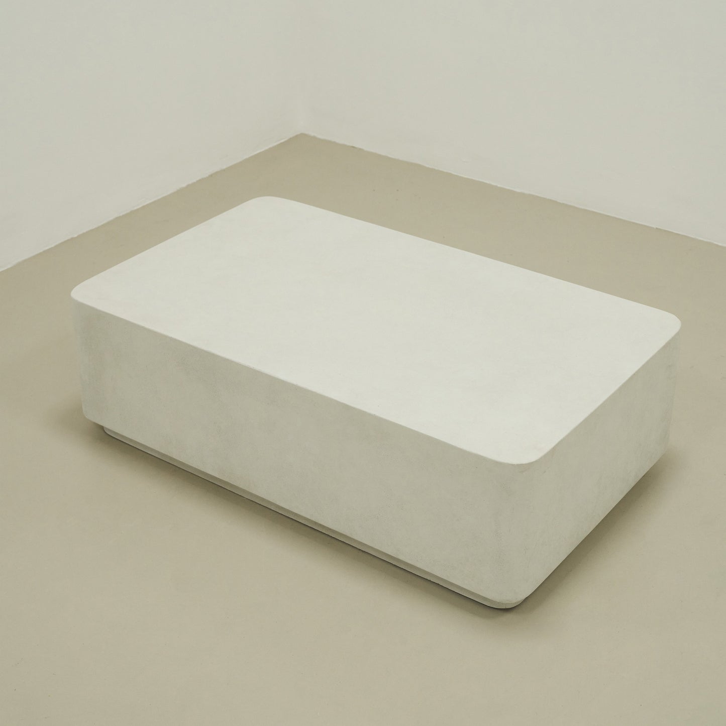 Angelo - Table basse rectangulaire minimaliste en béton grande