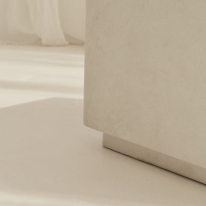 Angelo - Table d'Appoint Rectangle Minimaliste en Béton
