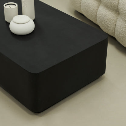Angelo - Table Basse Rectangulaire Minimaliste Onyx Grande