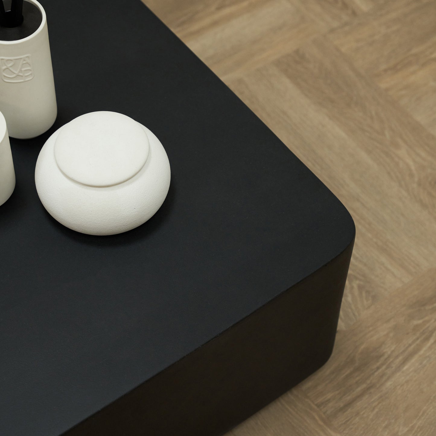 Angelo - Table Basse Rectangulaire Minimaliste Onyx Grande