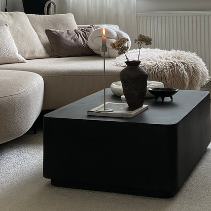 Angelo - Table Basse Rectangulaire Minimaliste Onyx Grande
