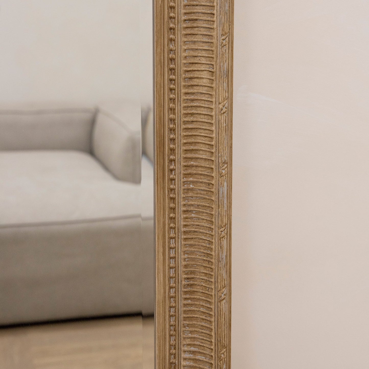 Antoine - Miroir Rectangulaire en Bois Lavé Extra Large Pleine Longueur 185cm x 100cm