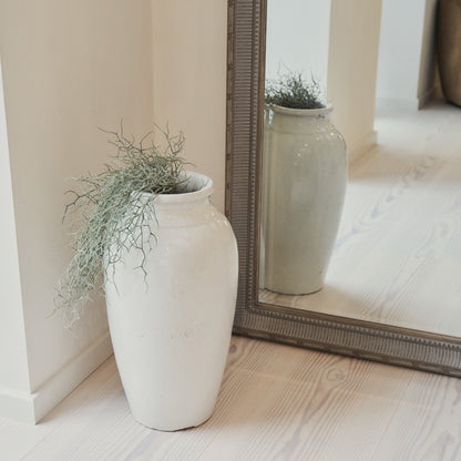 Antoine - Miroir Rectangulaire Grand Format en Bois Lavé 166 cm x 79 cm