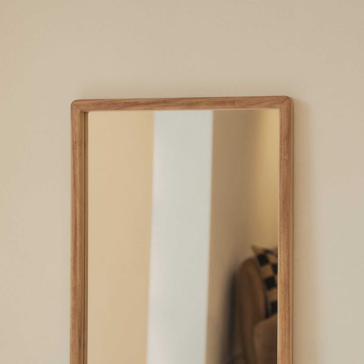 Arden - Miroir en bois clair pleine longueur 140cm x 45cm