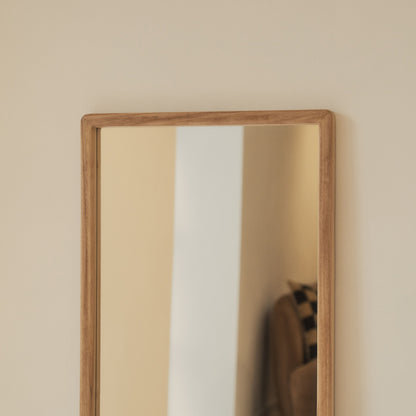 Arden - Miroir en bois clair pleine longueur 140cm x 45cm