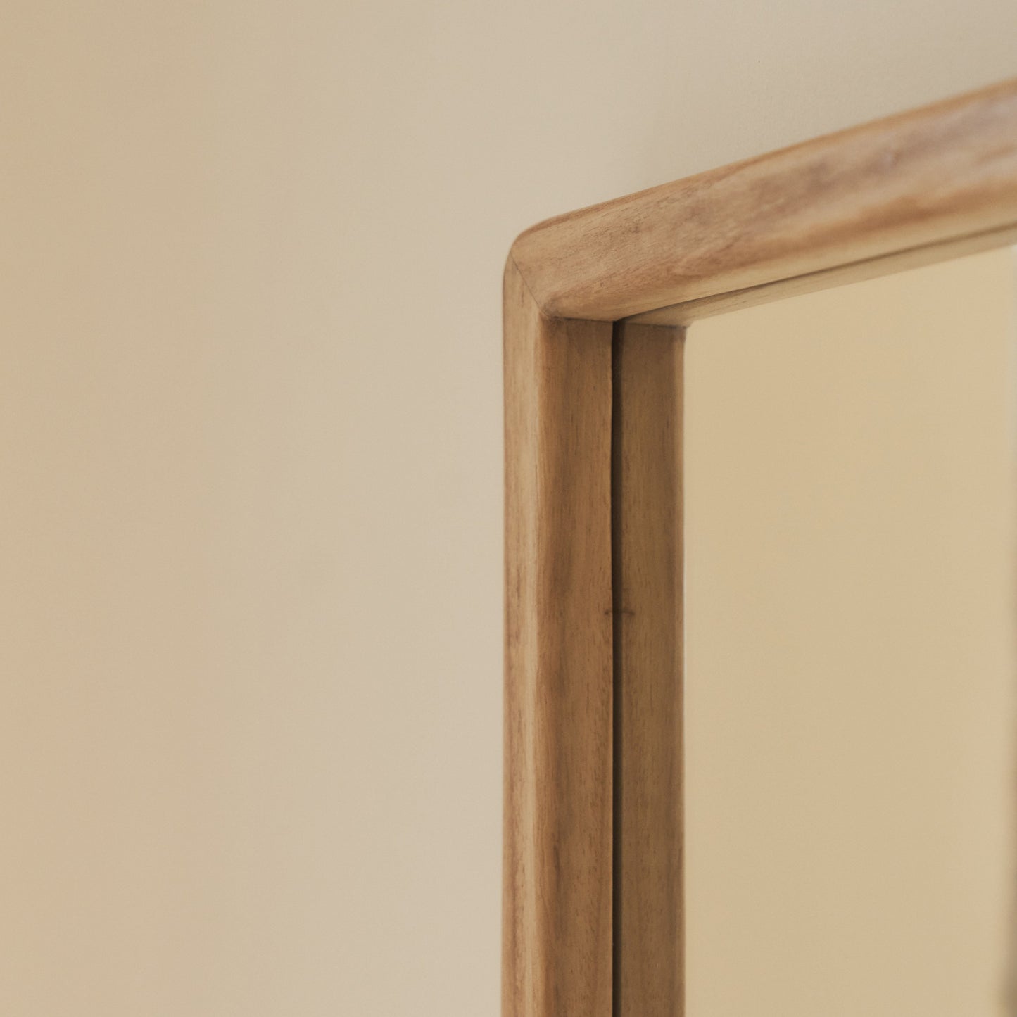 Arden - Miroir en bois clair pleine longueur 140cm x 45cm