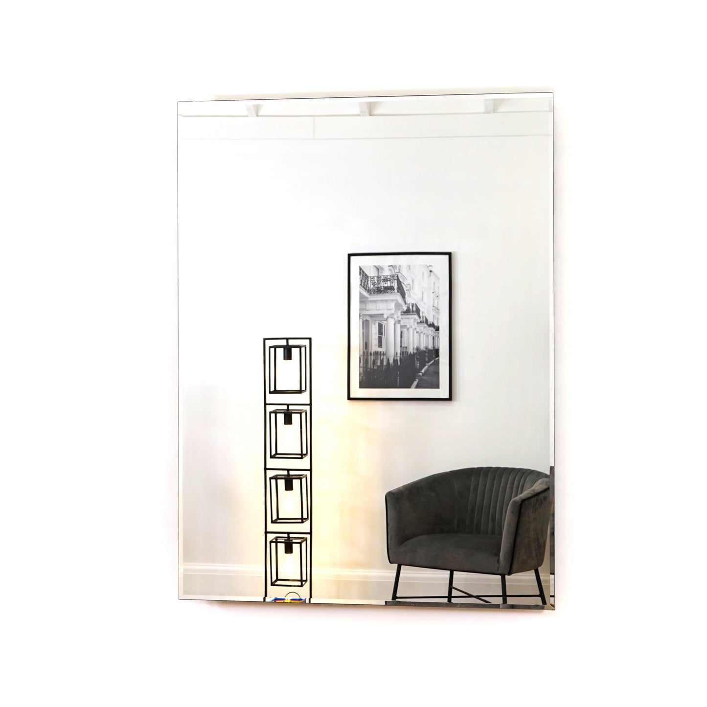 Edge - Grand miroir rectangulaire sans cadre 120cm x 90cm