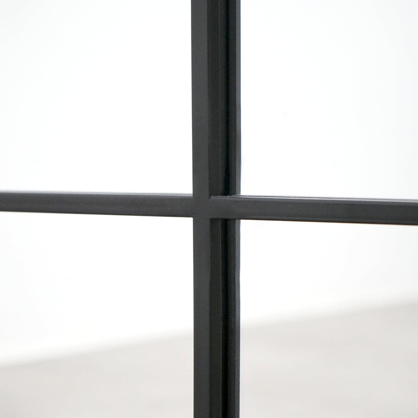 Brooklyn - Miroir Métallique Noir Extra Large Pleine Longueur 210cm x 120cm
