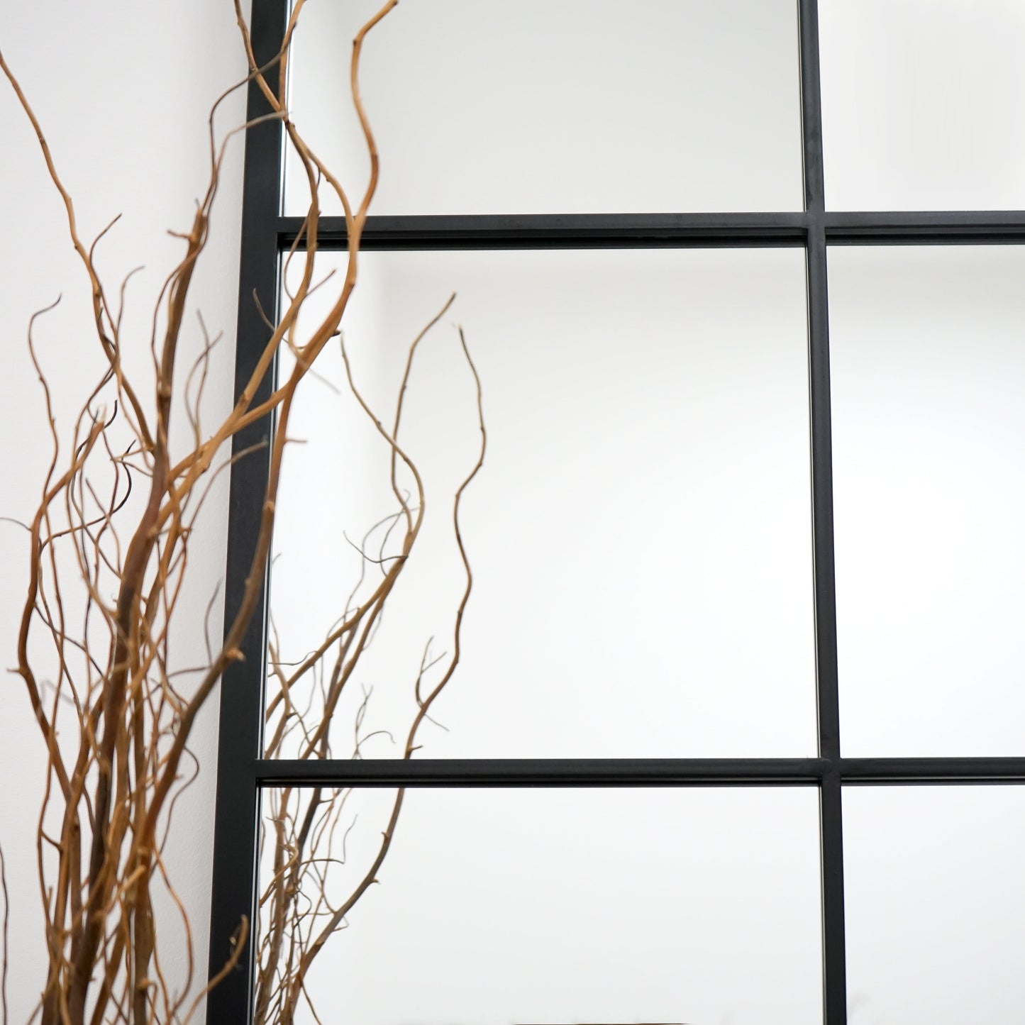 Brooklyn - Miroir Métallique Noir Extra Large Pleine Longueur 210cm x 120cm