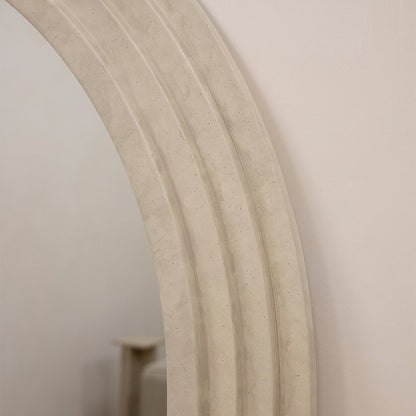 Luciana - Miroir en béton arqué pleine longueur 180cm x 110cm