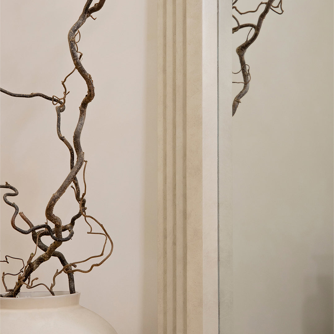 Luciana - Miroir en béton arqué pleine longueur 180cm x 110cm