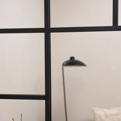 Camden - Miroir industriel noir pleine longueur 179 cm x 119 cm