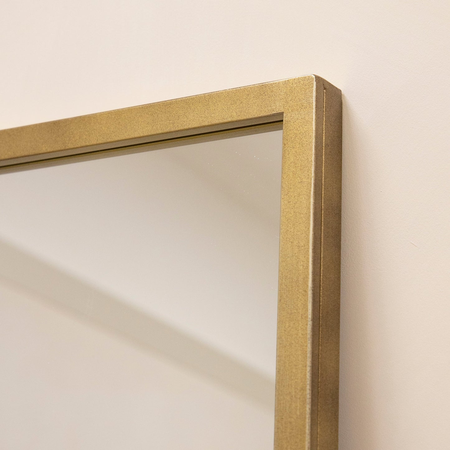 Camden - Miroir industriel métallique doré pleine longueur 179 cm x 119 cm