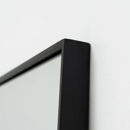 Theo - Miroir Métallique Noir Extra Large Pleine Longueur 200cm x 100cm
