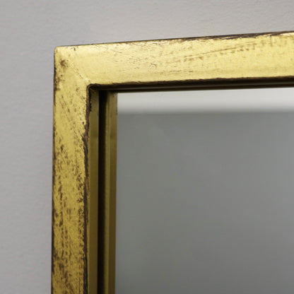Brooklyn - Miroir Métallique Doré Grand Format Pleine Longueur 180cm x 90cm