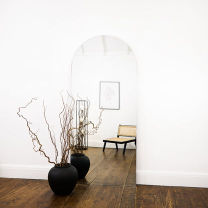 Edge - Grand miroir pleine longueur sans cadre arqué 179cm x 80cm