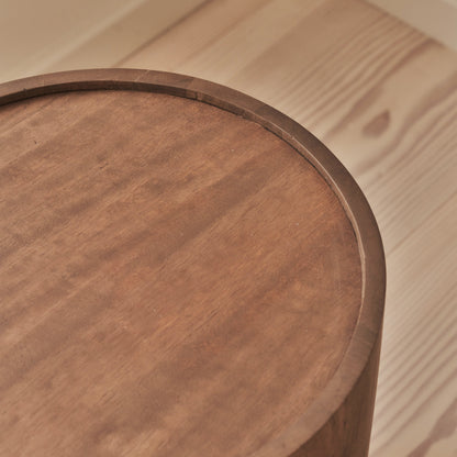 Fairmont - Table d'Appoint Ronde Premium Bois Chaleureux