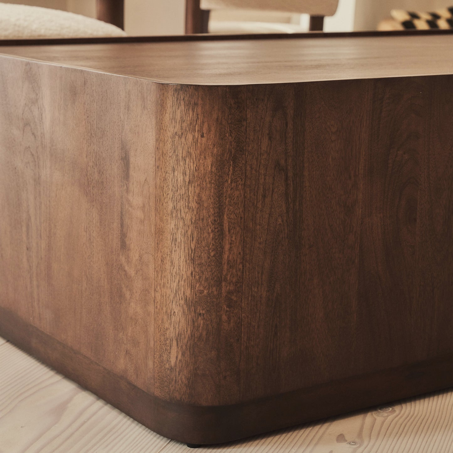 Fairmont - Table Basse Rectangulaire Premium en Bois Foncé