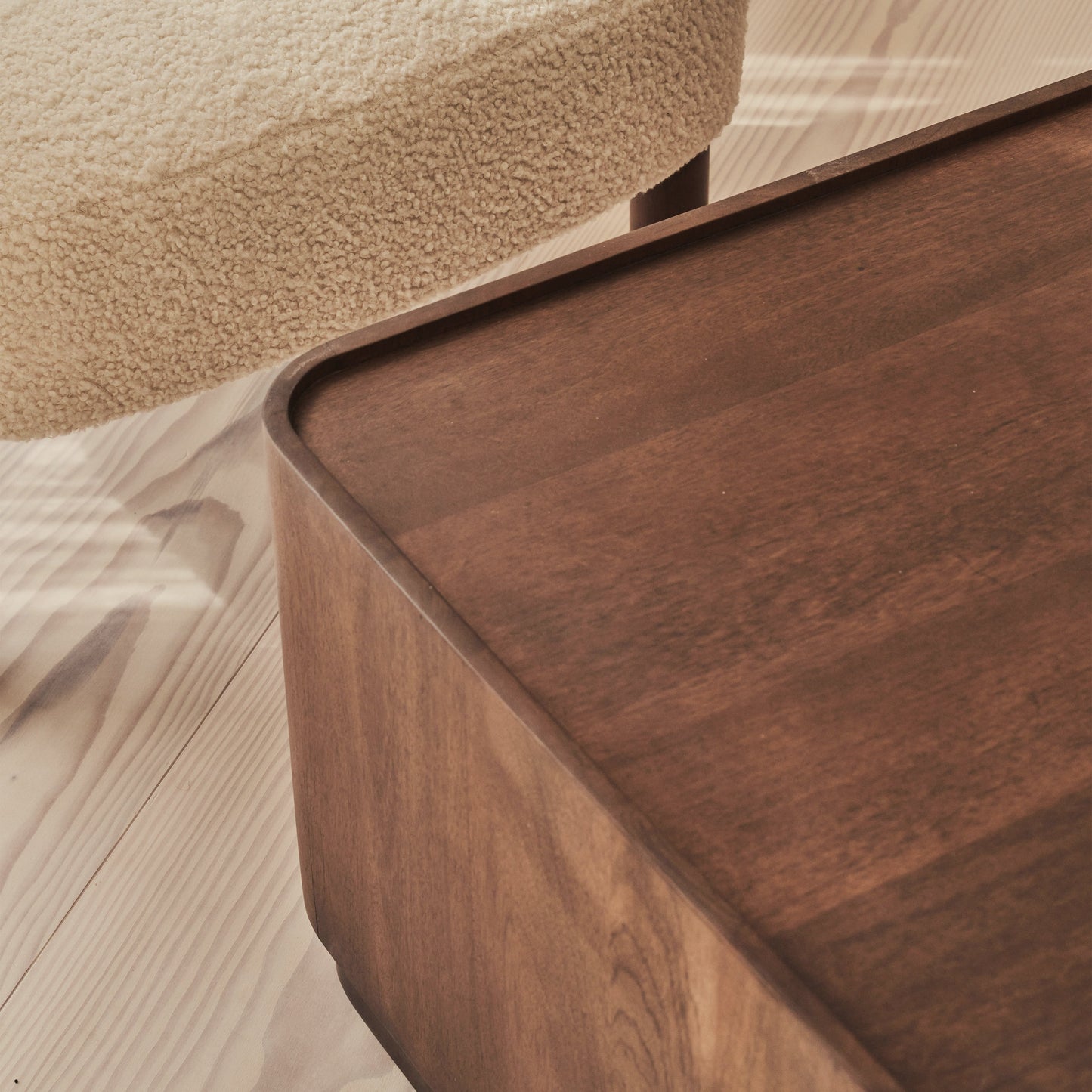 Fairmont - Table Basse Rectangulaire Premium en Bois Foncé