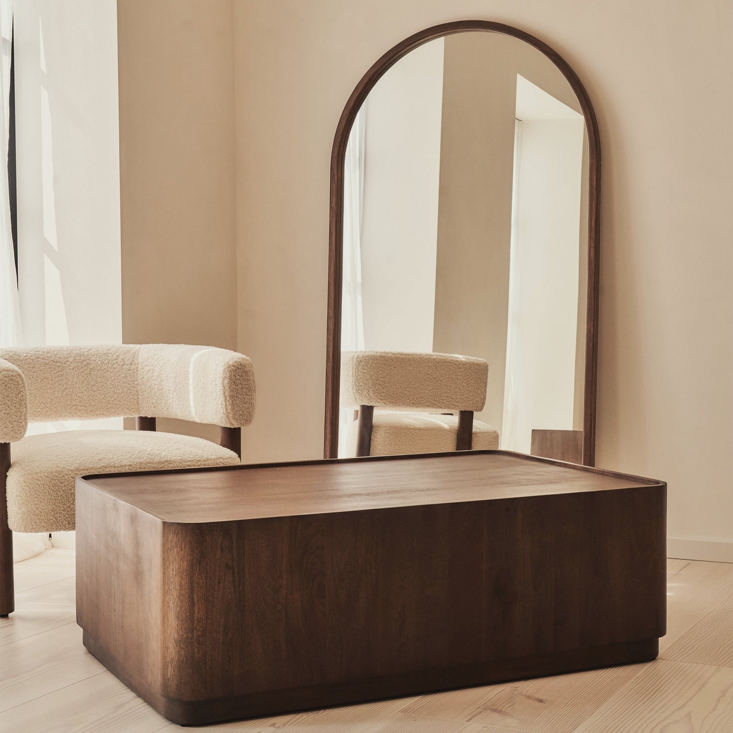 Fairmont - Table Basse Rectangulaire Premium en Bois Foncé