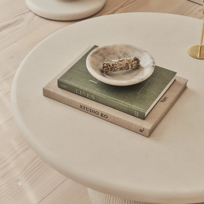 Leonardo - Table Basse Minimaliste Boule en Béton Grande