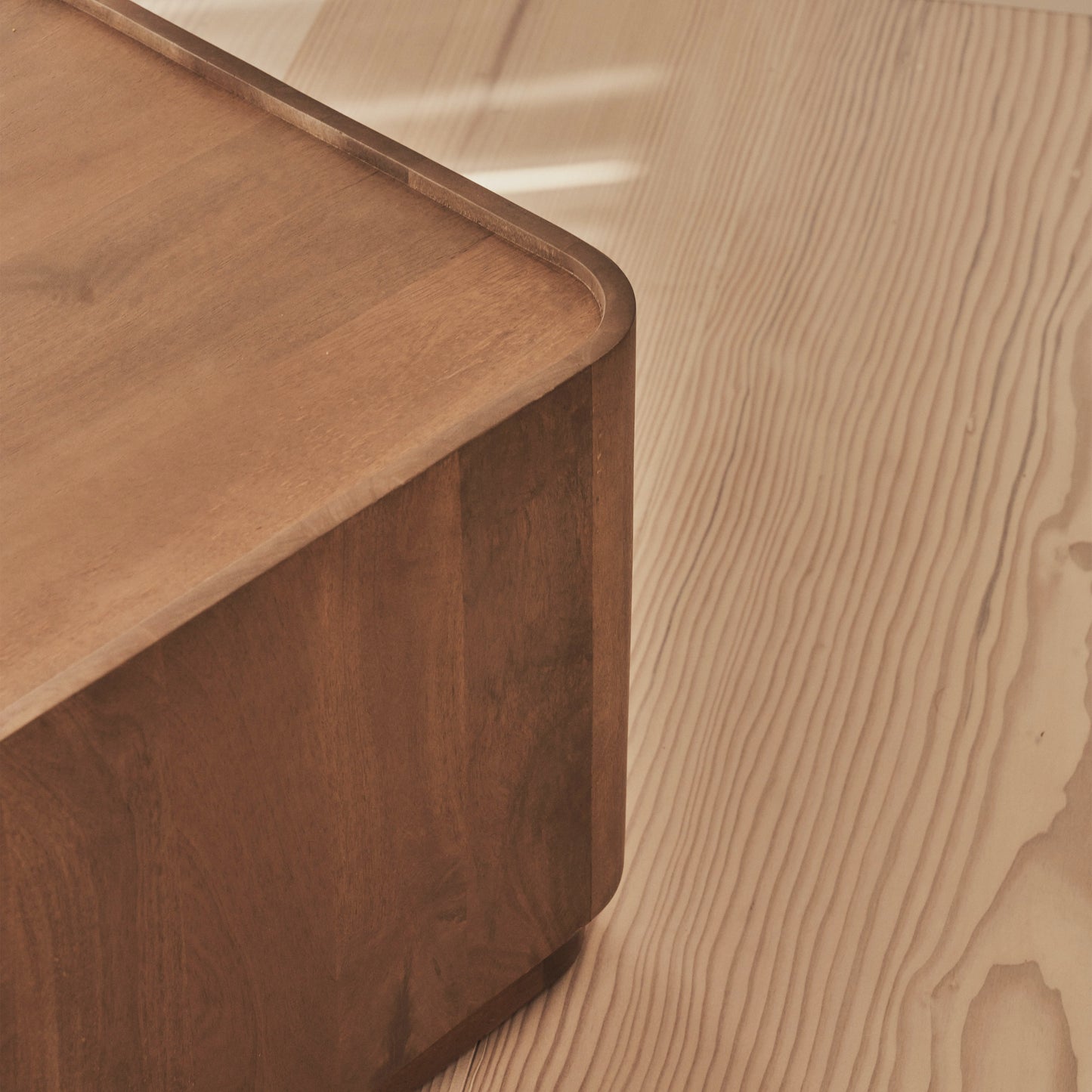 Fairmont - Table basse rectangulaire premium en bois chaud