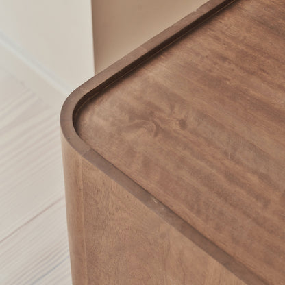 Fairmont - Table d'Appoint Carrée Premium en Bois Chaud