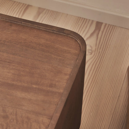 Fairmont - Table d'Appoint Carrée Premium en Bois Chaud