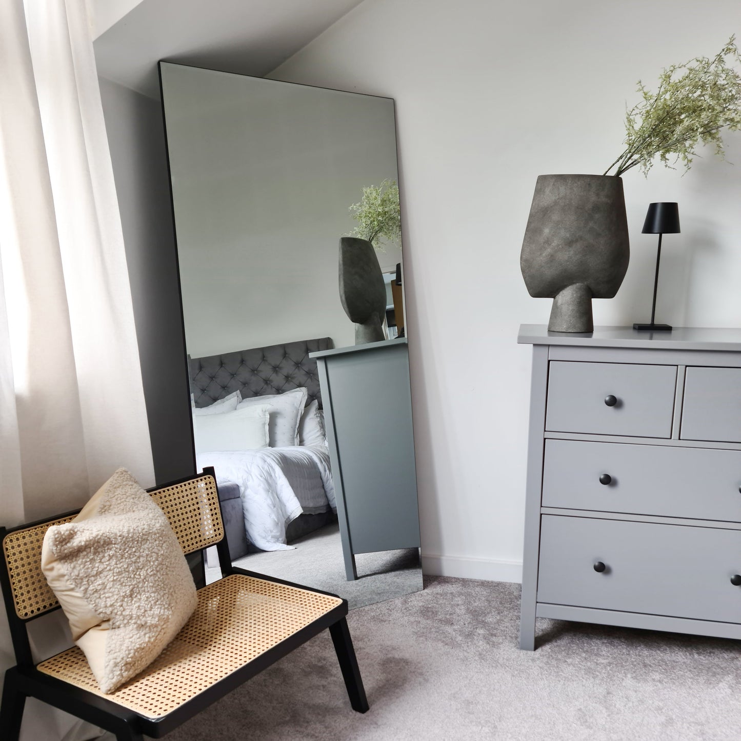 Edge - Grand miroir rectangulaire sans cadre pleine longueur 170cm x 80cm