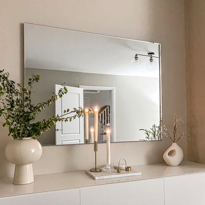 Edge - Grand miroir rectangulaire sans cadre 120cm x 90cm