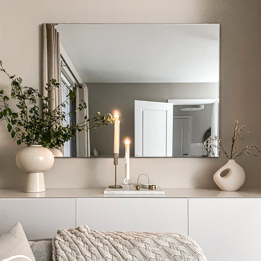 Edge - Grand miroir rectangulaire sans cadre 120cm x 90cm