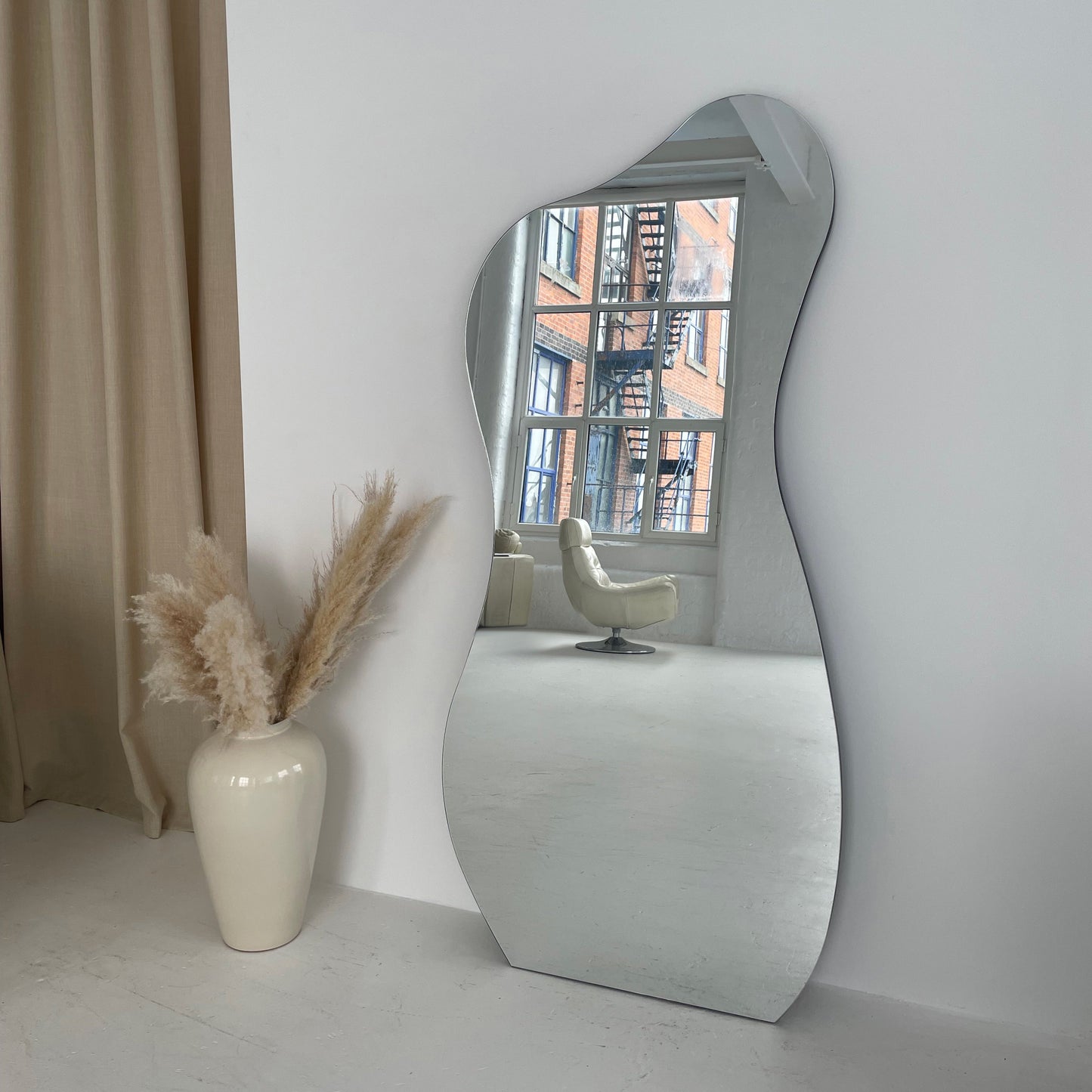 Edge - Grand Miroir d'Étang Sans Cadre Pleine Longueur 170cm x 80cm
