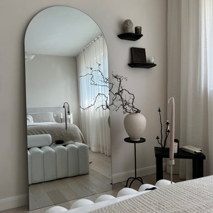 Edge - Grand miroir pleine longueur sans cadre arqué 179cm x 80cm