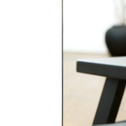 Edge - Miroir sans cadre extra large en arc, pleine longueur 179cm x 110cm
