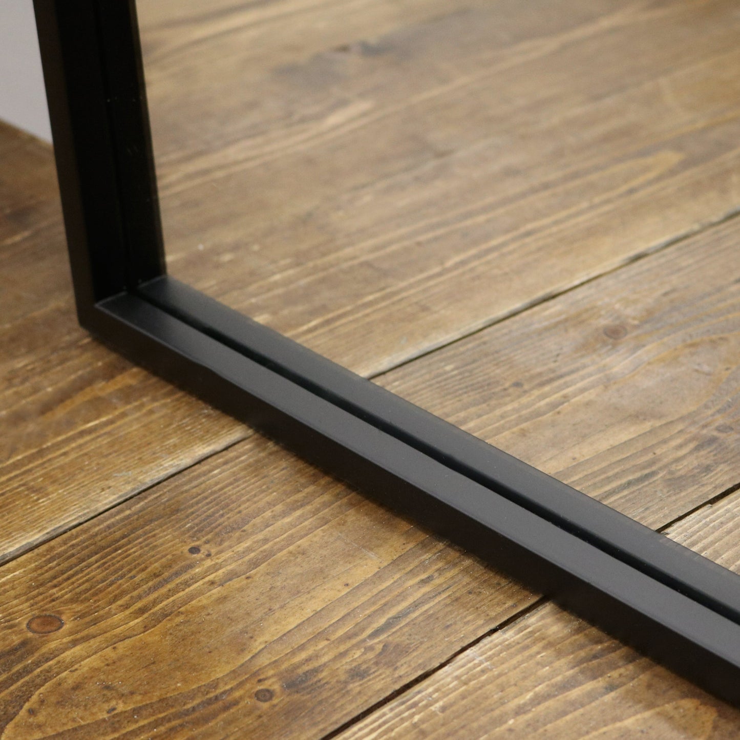 Islington - Miroir Industriel Métallique Noir Pleine Longueur 170cm x 80cm