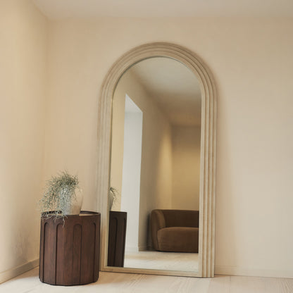 Luciana - Miroir en béton cintré pleine longueur 200cm x 100cm
