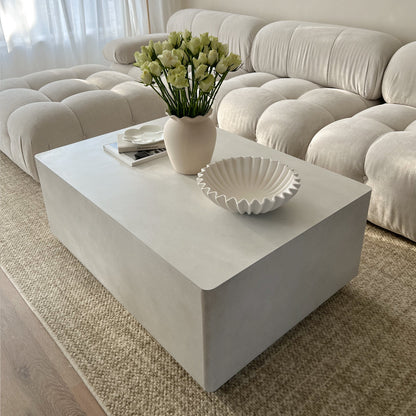 Luciana - Table basse rectangulaire en béton
