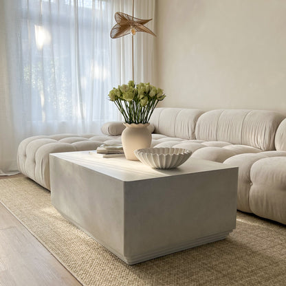 Luciana - Table basse rectangulaire en béton
