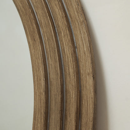 Luciana - Miroir en bois lavé plein pied arqué 180 cm x 80 cm