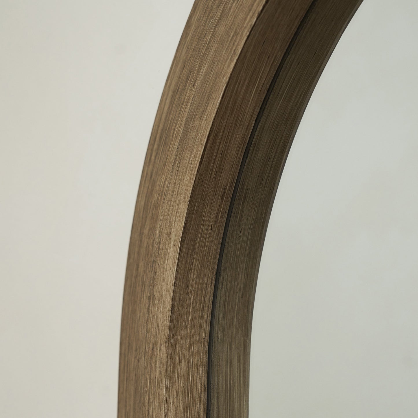 Luciana - Miroir en bois lavé plein pied arqué 180 cm x 80 cm
