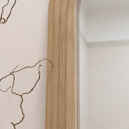 Luciana - Miroir en bois lavé arche pleine longueur 180cm x 110cm