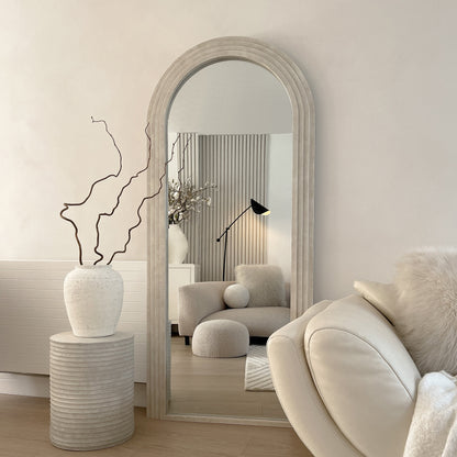 Luciana - Miroir en béton arche pleine longueur 180cm x 80cm